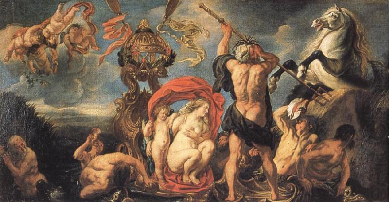 Neptune Creates the Horse, Jacob Jordaens